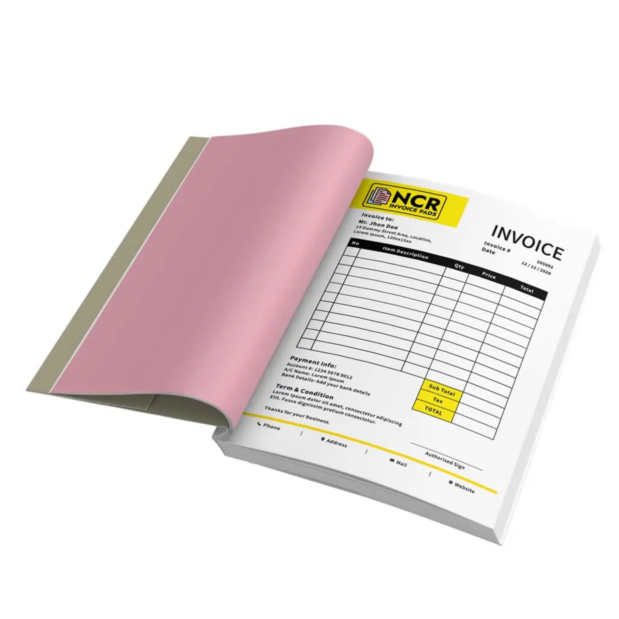 NCR Challan Book